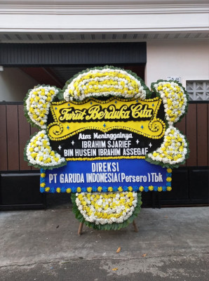 Papan Bunga Duka di Abadi Jaya