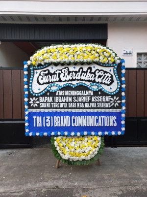 Papan Bunga Duka di Abadi Jaya